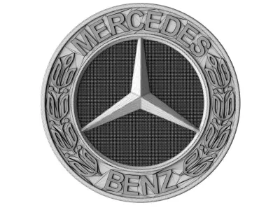 Mercedes logo 06 3D print model