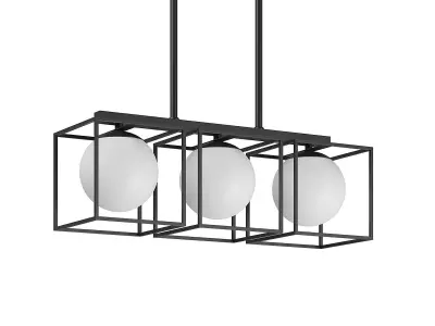 732137 Gabbia Lightstar Ceiling chandelier 3D model