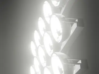 stadium lights Free 3D model
