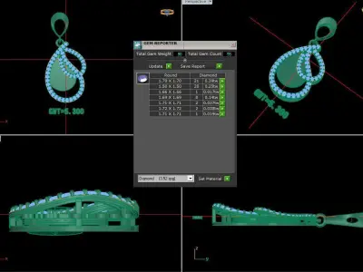 FASHION  PENDANT 3D model buy