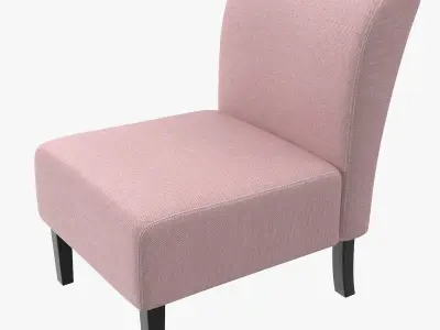 Accent Chair Low-poly 3D model