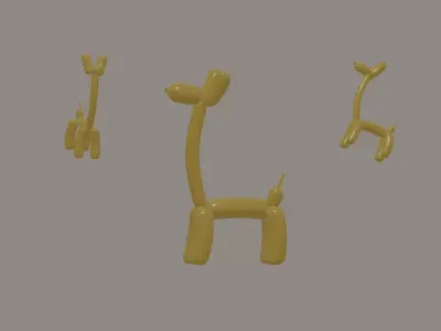 Balloon Giraffe 3D model