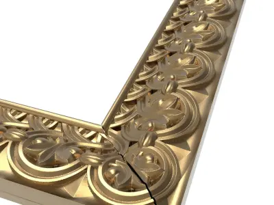 carved frame 3D model 58
