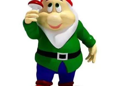 Decorative Gnome Toy 3D model