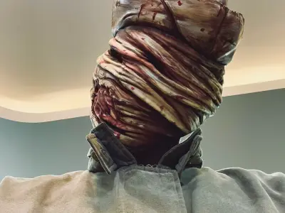 Silent Hill Nurse Head Wearable Cosplay 3D print model