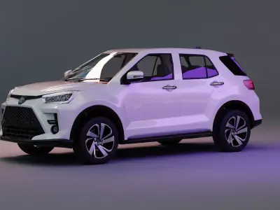 Toyota Raize  with interior  3D model