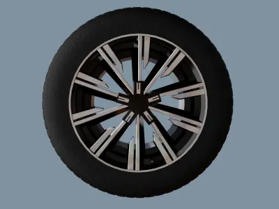 AS rims collection 2 - VW Tirano Low-poly 3D model