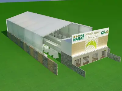  Building Store a52 3D model