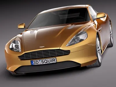 Aston Martin Virage 2012 3D model