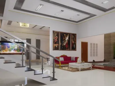 Luxury House Classic Design 3d  3D model