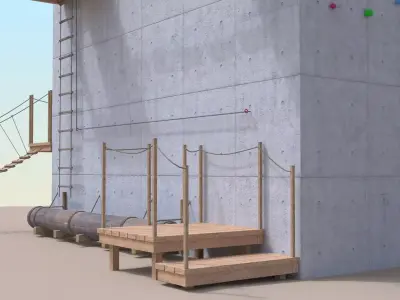 Climbing  tower 3D model