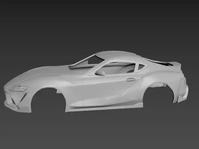 Toyota Supra 2021  Body For Print 3D print model