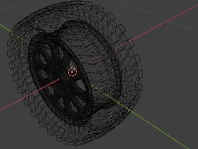 offroad tire v2 Free low-poly 3D model