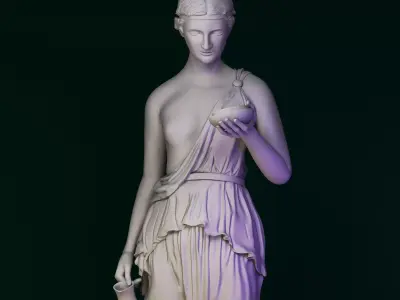 Hebe rose garden Sculpture  Classical  3D print model