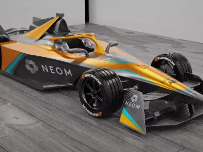 McLaren Formula E car 3D model