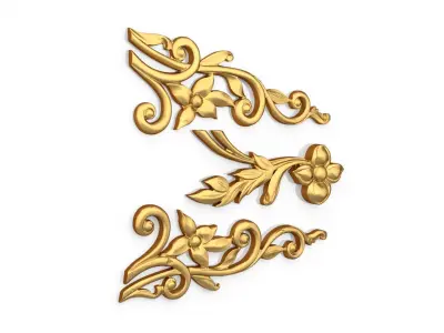 Classic decor ornament 131 3D model