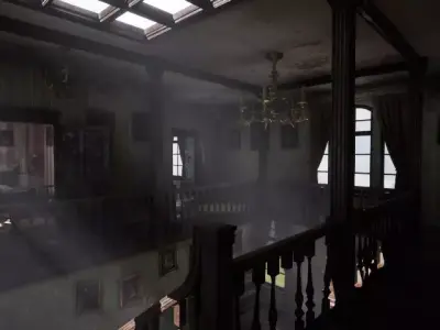 Resident Evil Haunted House Unreal Engine ready to use  3D model