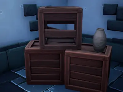 Stylized Modular Dungeon for UE4 3D model