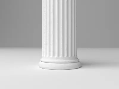 Ionic Column 3D model