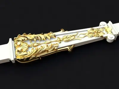 baluster for stairsrs 3D model purchase