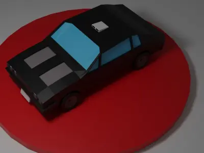 Low Poly Car  3D model