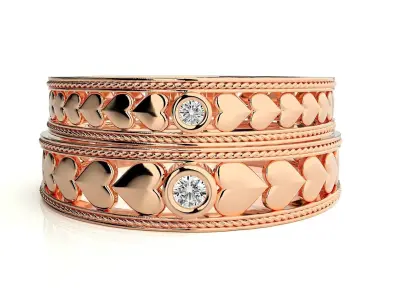 Wedding Band - 751 3D print model