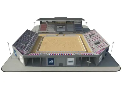 Beach Soccer Stadium 3D model