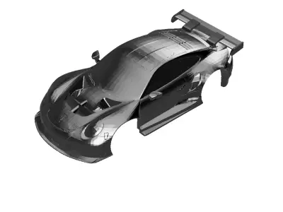 Porche 911 HO Slot Car Super G Plus Body 3D print model