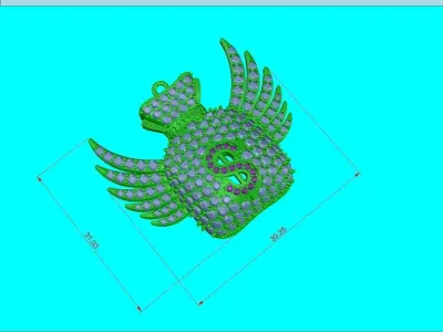 mat day chuyen 3D model