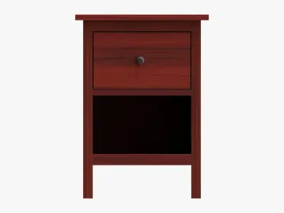 Bedside table 02 3D model