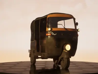 Egyptian Tuktuk 3D model