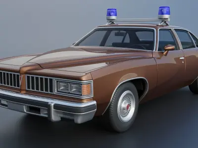 Pontiac LeMans 4 Door  3D print model