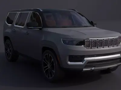 Generic Luxury SUV 6 Low-poly 3D model