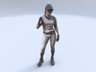 Baseball 3D model