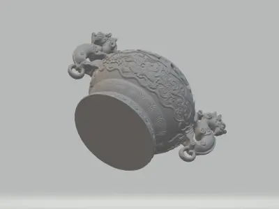 Chinese Ancient Bronze Ware 3D print model