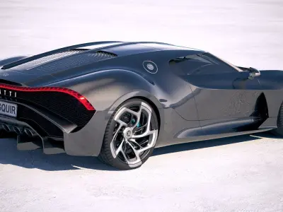 Bugatti La Voiture Noire 2019 3D model