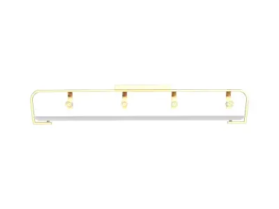 Cahill Collection Four-Light Luxe Bath Vanity Light 3D model