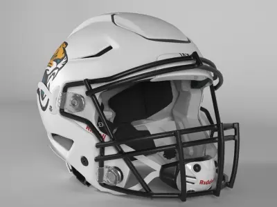 JAGUARS BALTIMORE Helmet Football AFC SOUTH PBR updated 2025 3D model
