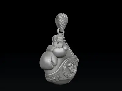 Boxing Pendant 3D print model