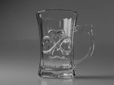 High-end 3d Glass Model Free 3D model