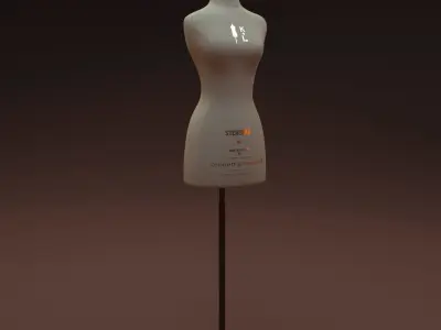 Mannequin Kenneth and Lidnsell 3D model