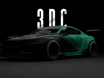 volvo polestar one wide body kit  3D model