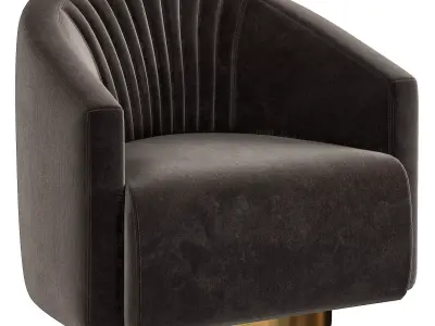 Viola Armchair By Elve Luxury 3D model