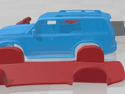 Lexus GX Overtrail 2024 - Separate Parts STL Model 3D print model
