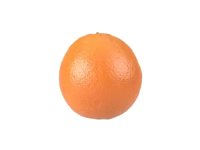 Photorealistic Orange 3D Scan 2 3D model