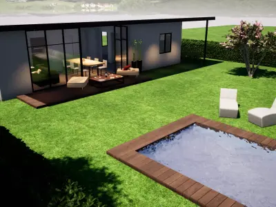 country house 3D model purchase