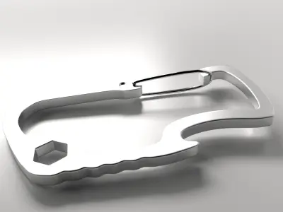 Carabiner V2 3D model