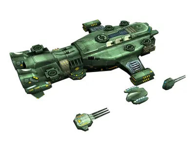 Almighty-Battleship 05 3D model