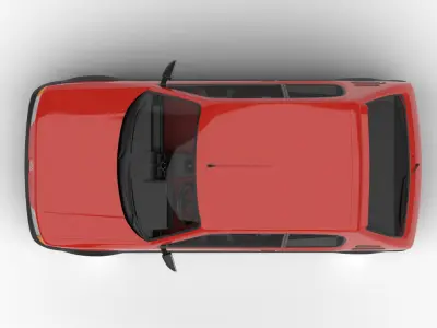 Peugeot 205 GTI 1 6 1992 3d model 3D model