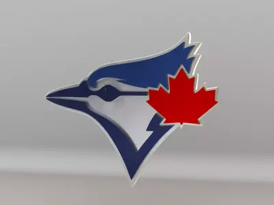 MLB Toronto BlueJays V2 Team Logo 3D model